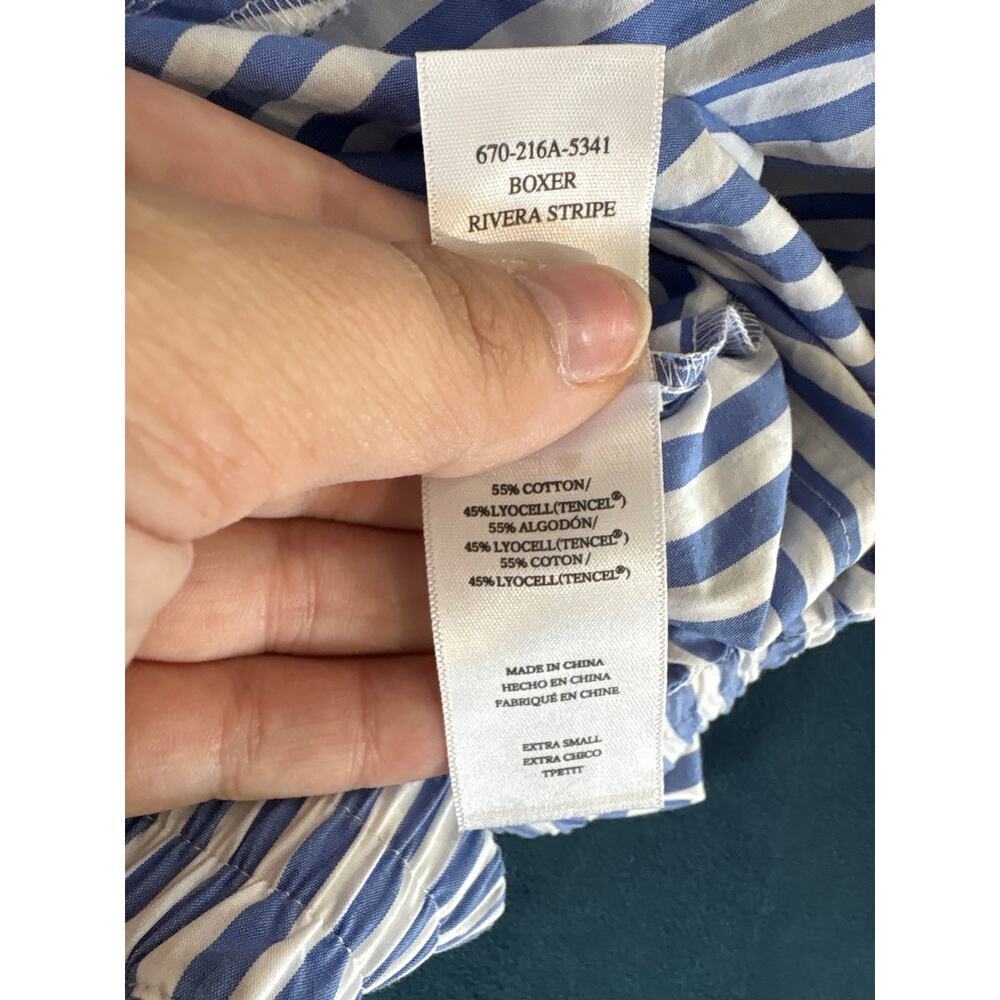 Rails Boxer Style Striped Shorts in Rivera Stripe Size XS - Picture 4 of 4